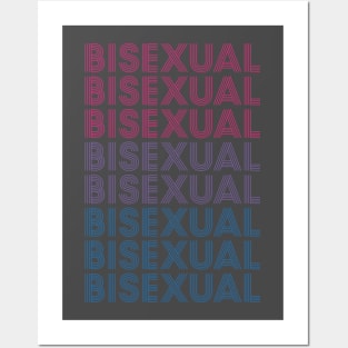 Retro Bisexual Pride Posters and Art